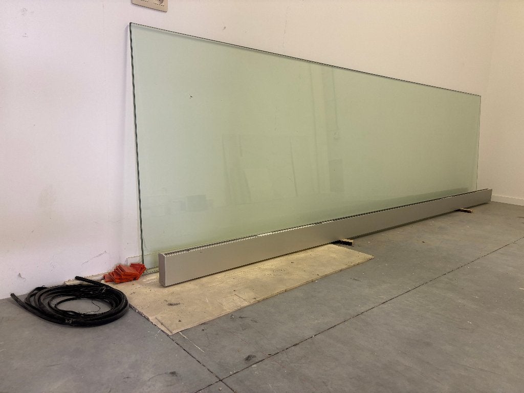 Glazen balustrade, Ophalen, Zo goed als nieuw, Veiligheidsglas, 160 cm of meer