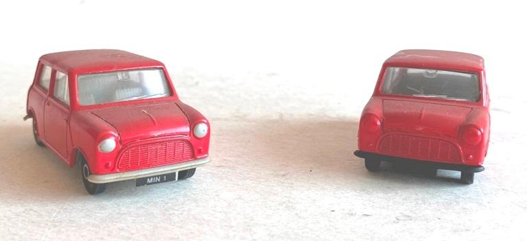Mini rood Corgi set., Enlèvement ou Envoi, Comme neuf, Voiture, Corgi