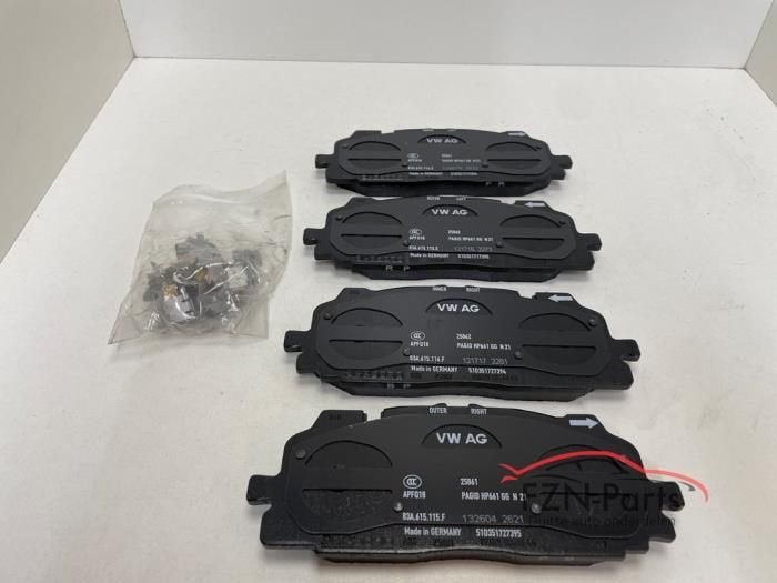 Audi RS3 RSQ3 8Y 83A Remblokken set 4x voorzijde origineel, Autos : Pièces & Accessoires, Enlèvement ou Envoi, Utilisé