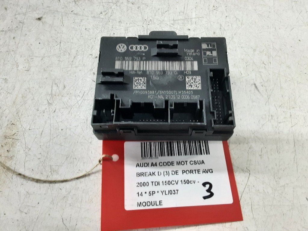 COMPUTER Audi A4 Avant Quattro (B8) (01-2008/12-2015), Gebruikt, Mevr. I. Hauben, Audi, Rue de l'Espoir 34 34
4030  GRIVEGNÉE, BE