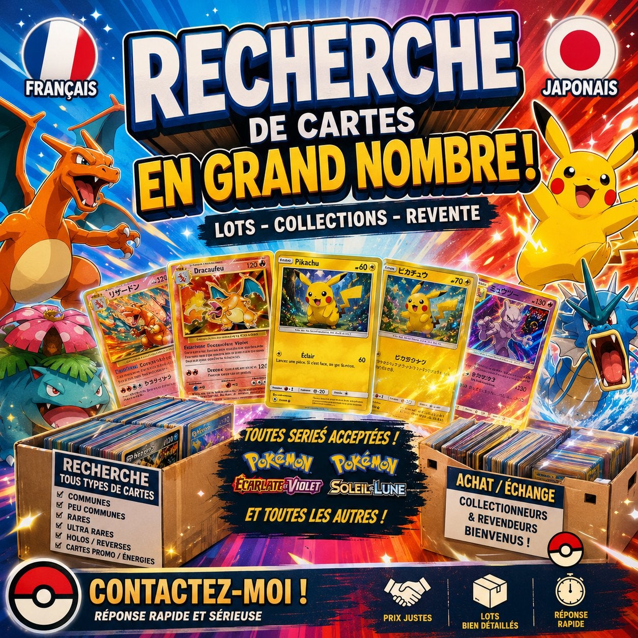 TCG POKÉMON CARD SEARCH - Frans en Japans, Hobby en Vrije tijd, Verzamelkaartspellen | Pokémon, Zo goed als nieuw, Ophalen