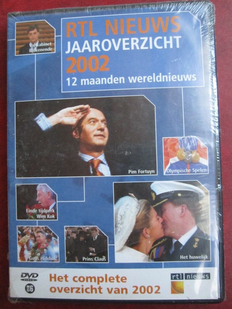 RTL Nieuws Jaaroverzicht 2002 (nieuw in de verpakking), Cd's en Dvd's, Dvd's | Documentaire en Educatief, Vanaf 6 jaar, Ophalen of Verzenden