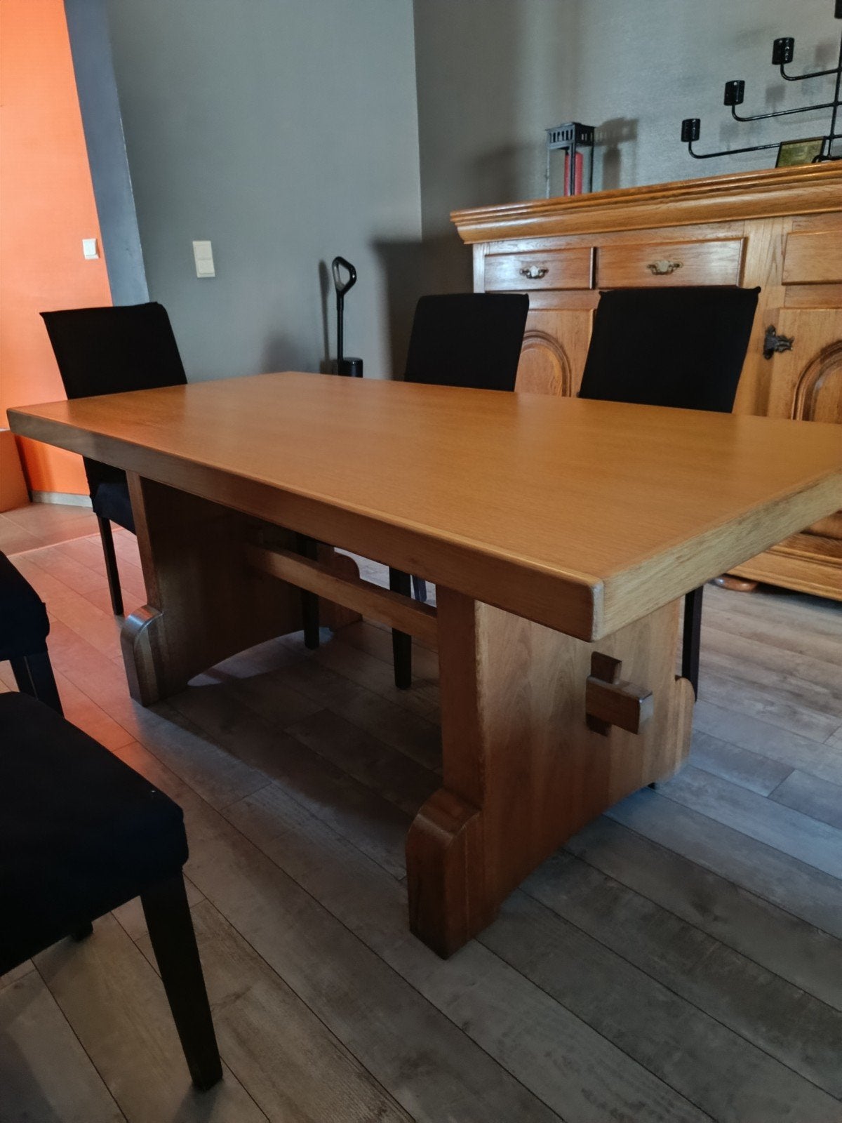 Table , chêne clair, Maison & Meubles, Tables | Tables à manger, Enlèvement, Comme neuf, Chêne
