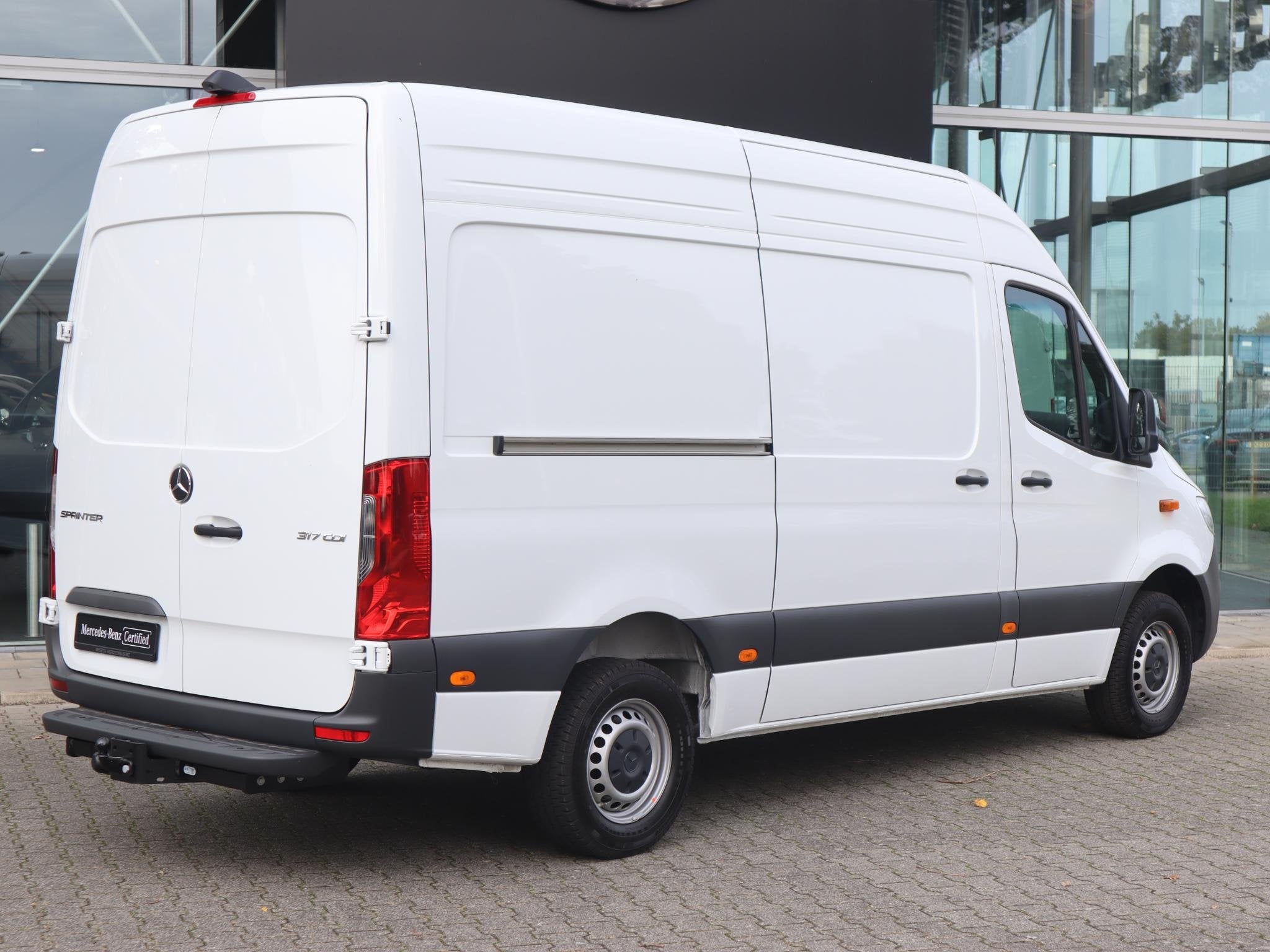 Mercedes-Benz Sprinter 317 CDI L2H2 3.5T TREKHAAK, Auto's, Automaat, 4 deurs, 4 cilinders, Wit