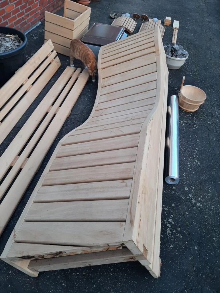 Onderdelen finse sauna, Enlèvement, Utilisé, Finlandais ou Traditionnel, Pièces