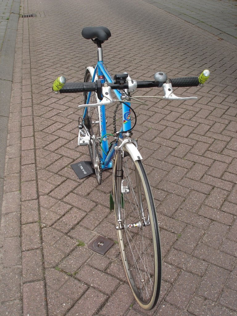 Vintage Cornelo Sportfiets omgebouwde racefiets. (platstuur), Autres marques, 10 à 15 vitesses, Frein sur jante, Enlèvement