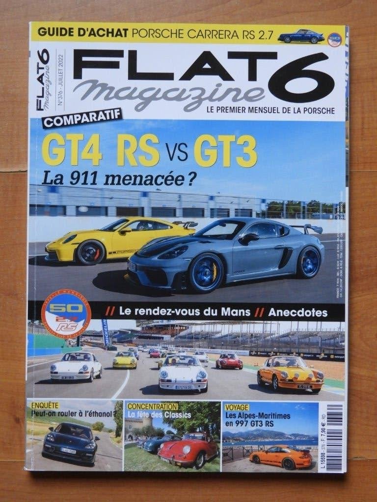 Flat6 Magazine - Mensuel de la Porsche numéro 376 - JUI 2022, Enlèvement ou Envoi, Journal ou Magazine