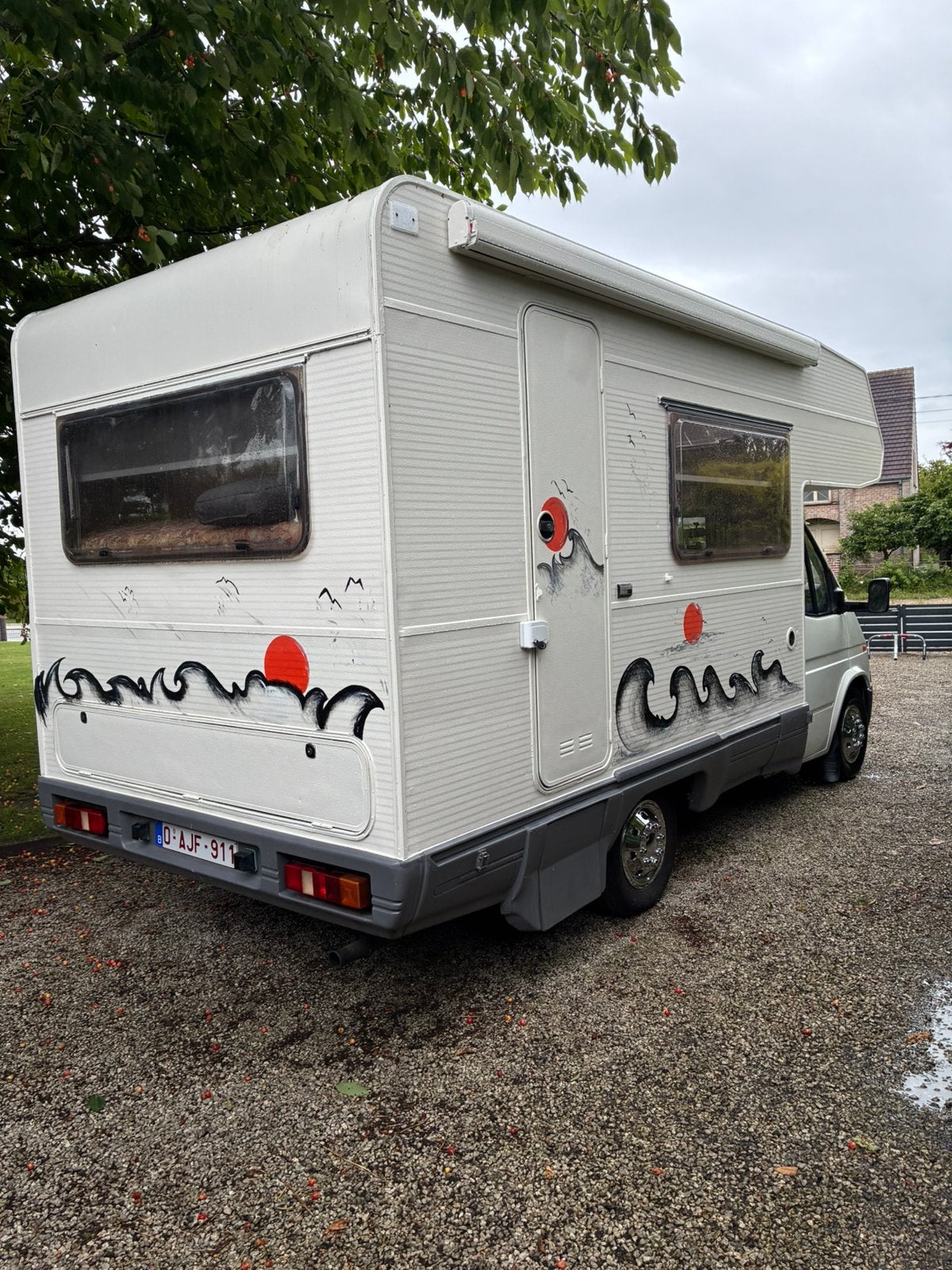 Ford granduca 79000km reels de 1993 entierement restaure, Caravans en Kamperen, Caravans, Overige merken, Particulier, Luifel