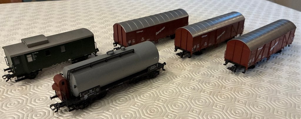 Marklin set van 5 goederenwagens SPOTPRIJS, Ophalen of Verzenden
