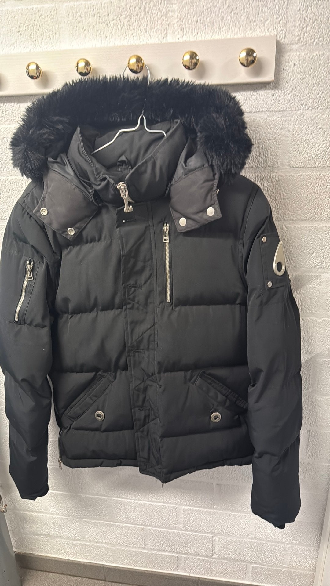 Moose knuckles winterjas maat S, Kleding | Heren, Ophalen, Zo goed als nieuw, Maat 46 (S) of kleiner