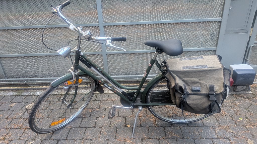 damesfiets, Ophalen, Gebruikt, Velgrem, 50 tot 53 cm