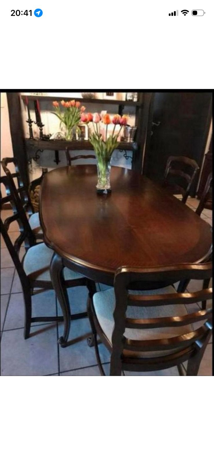 Tafel met 6 stoelen, Antiek en Kunst, Ophalen
