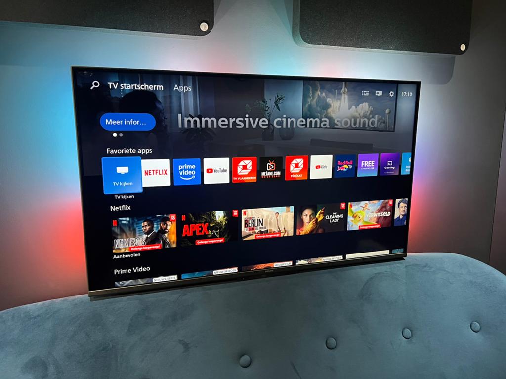Philips 43” 4K Ambilight Smart TV, Audio, Tv en Foto, Televisies, Ophalen, Philips, Zo goed als nieuw, 4k (UHD)