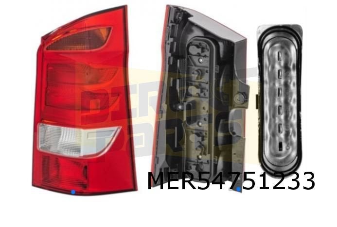 Mercedes-Benz Vito (12/14-) Achterlicht Links Origineel! A44, Neuf, -, -, Enlèvement ou Envoi