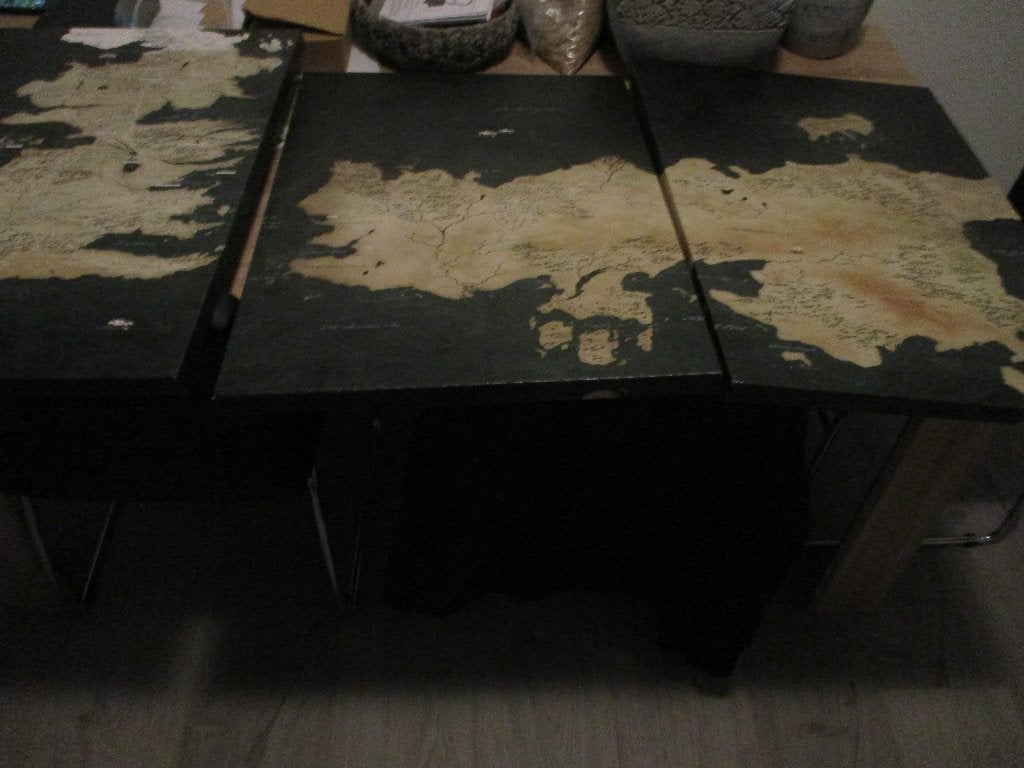 canvas doeken Game of Thrones Westeros en Essos 3 delig, Hobby en Vrije tijd, Ophalen of Verzenden, Zo goed als nieuw