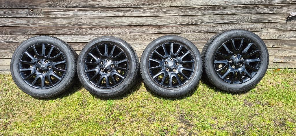 mini cooper lm velgen zwart zga nieuw, Ophalen, 16 inch, Banden en Velgen, Personenwagen