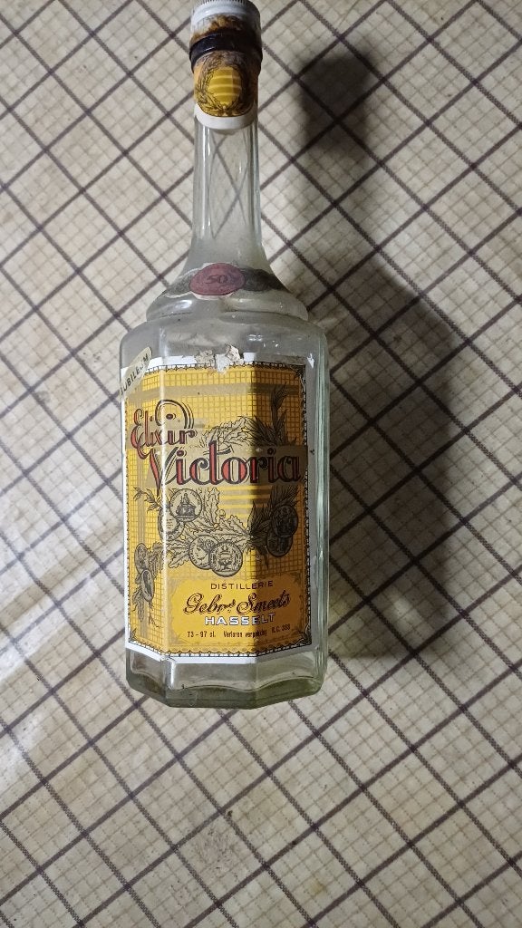 elixir fles, Enlèvement