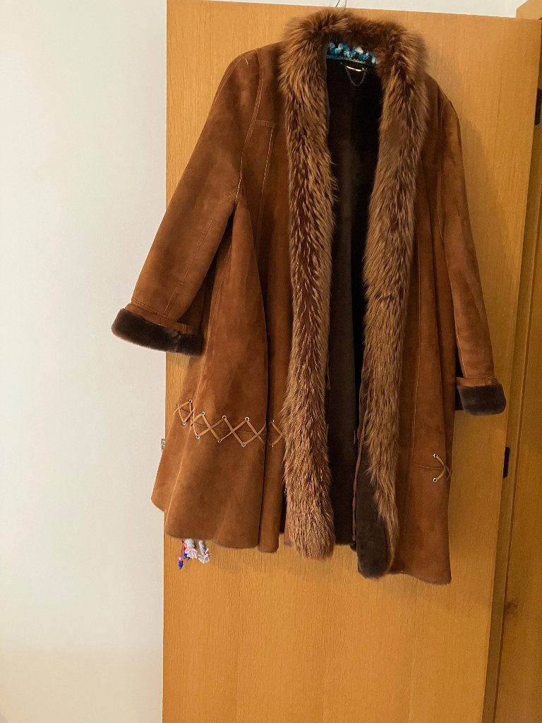Mantel in pels en dain, Kleding | Dames, Jassen | Winter, Ophalen