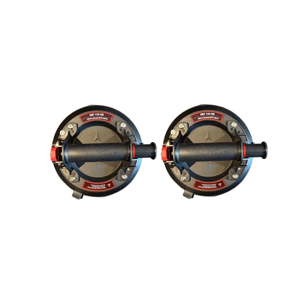 2 pièces : ventouse 200 mm, support max. 140 kg, Hobby & Loisirs créatifs, Bricolage, Neuf, Plastique, Noir, Enlèvement ou Envoi