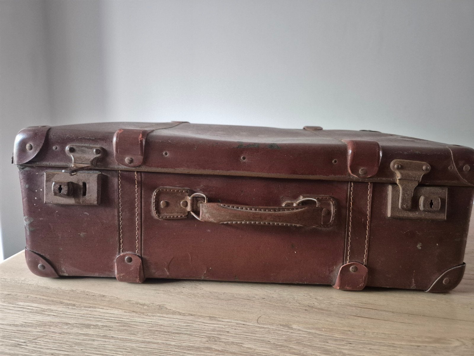 oude vintage koffer, Ophalen