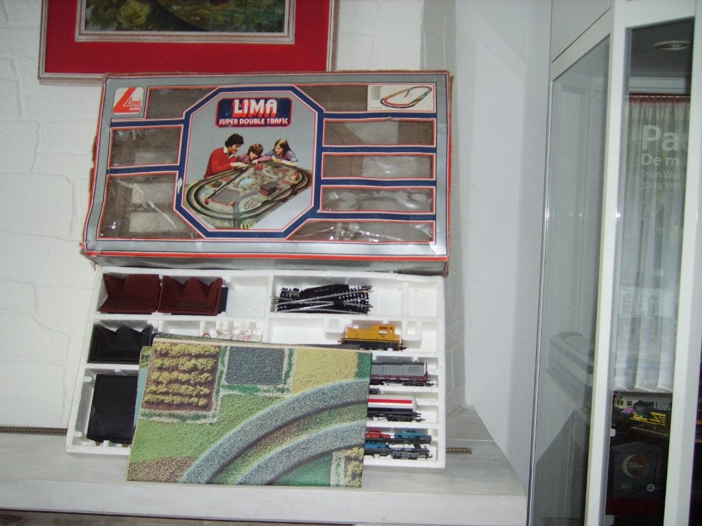 DUBBELSET LIMA "SUPER DOUBLE TRAFFIC" 105802V, Hobby en Vrije tijd, Modeltreinen | H0, Gelijkstroom, Ophalen of Verzenden, Analoog