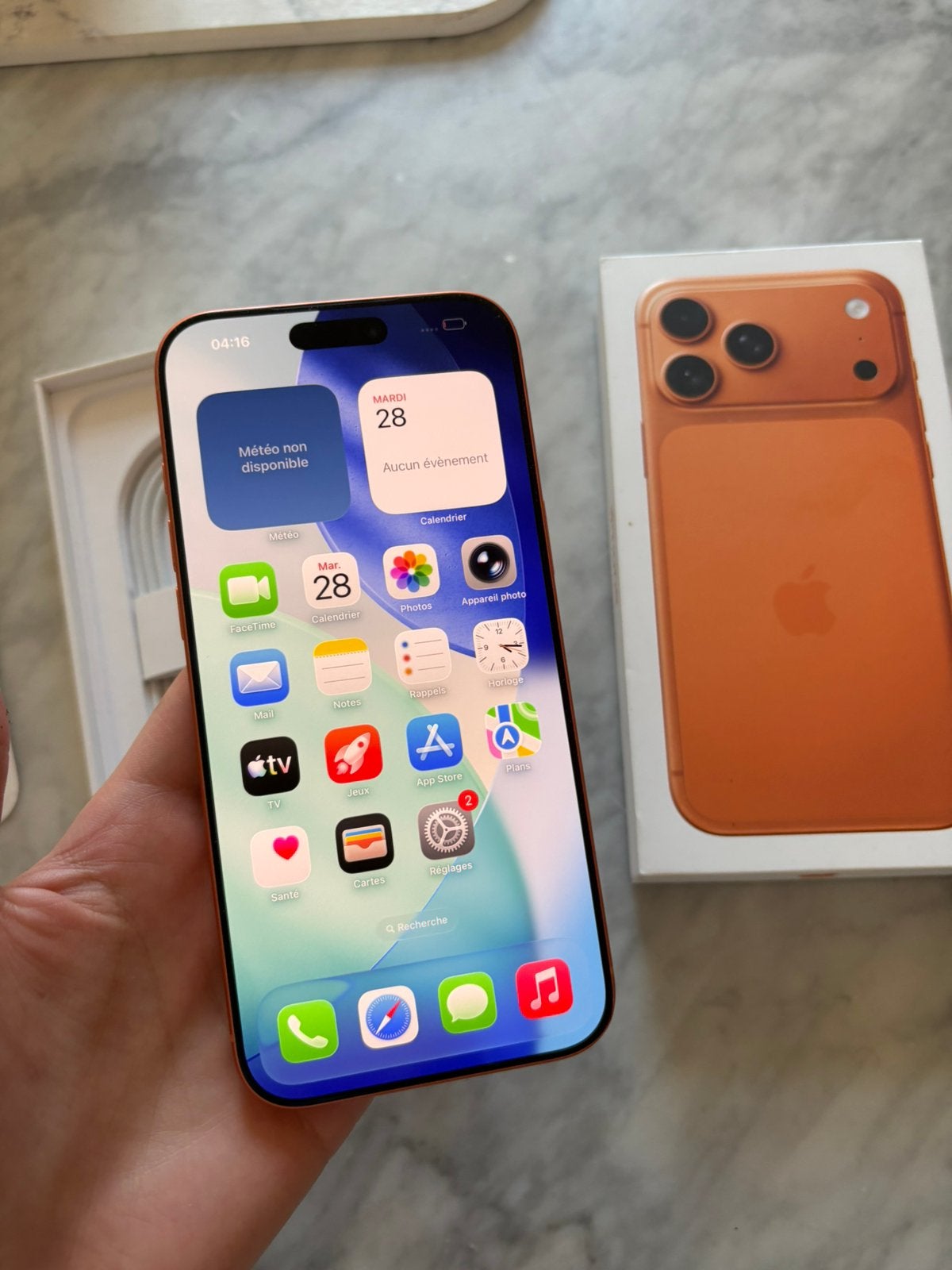 iPhone 17 PRO MAX 256GB Orange Cosmic, Telecommunicatie, Mobiele telefoons | Apple iPhone, Ophalen of Verzenden, Zo goed als nieuw