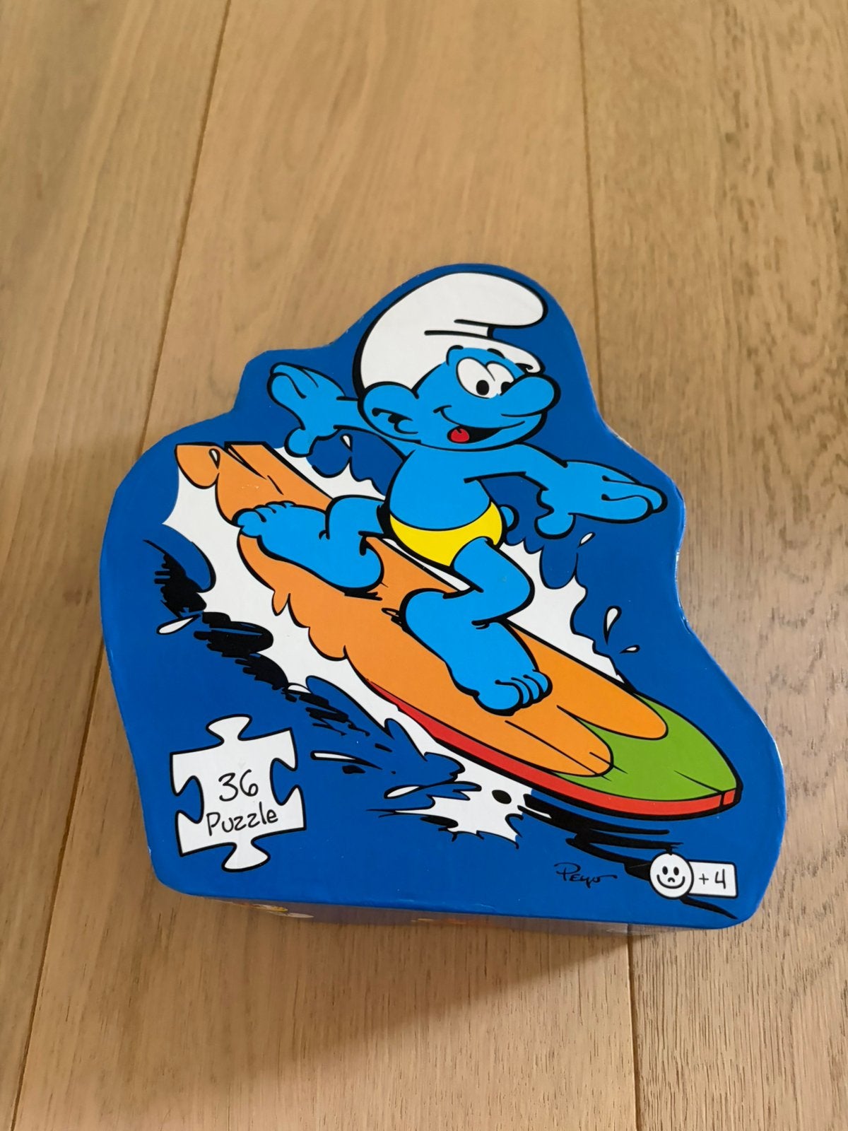 Smurfen puzzel 36 stukjes, Ophalen of Verzenden, Zo goed als nieuw