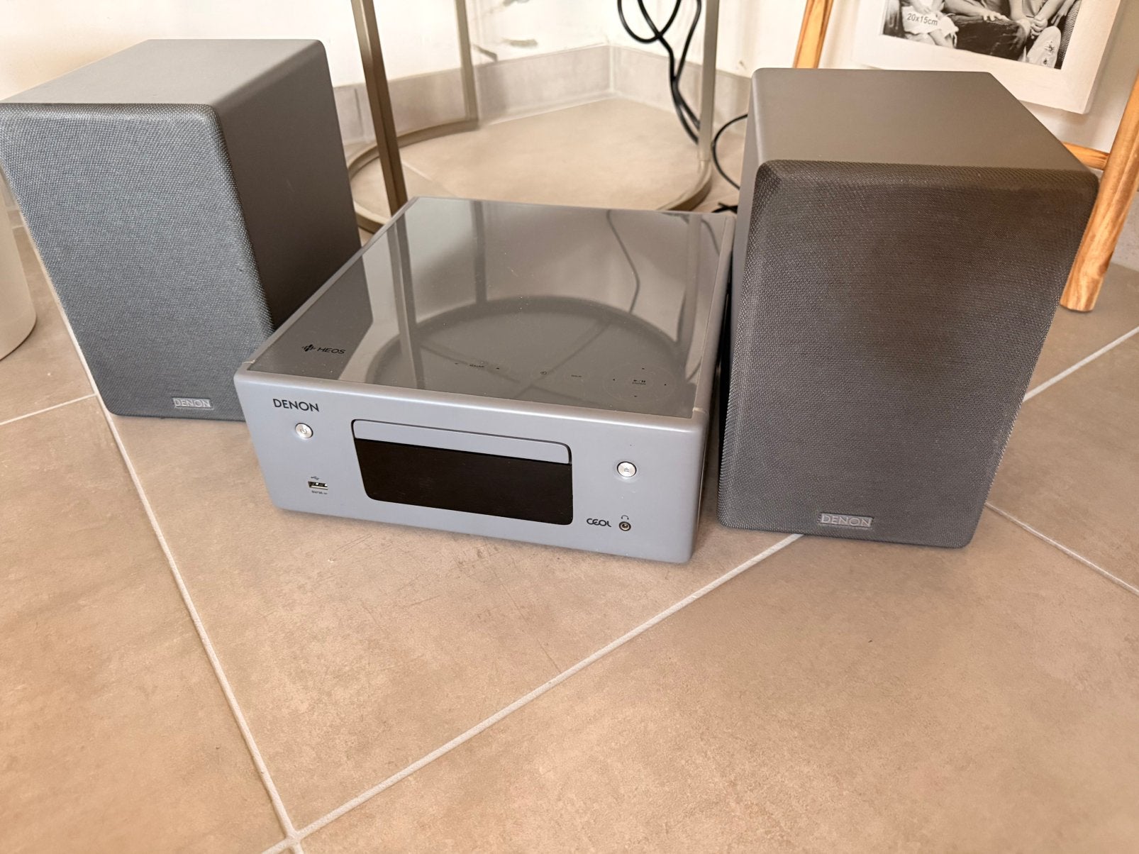 Denon set, TV, Hi-fi & Vidéo, Enlèvement, Comme neuf, Lecteur CD, Denon