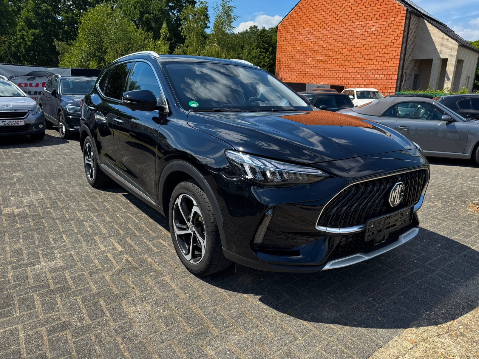 MG HS1500 benzine, Auto's, MG, 4 deurs, Navigatiesysteem, Zwart, Leder