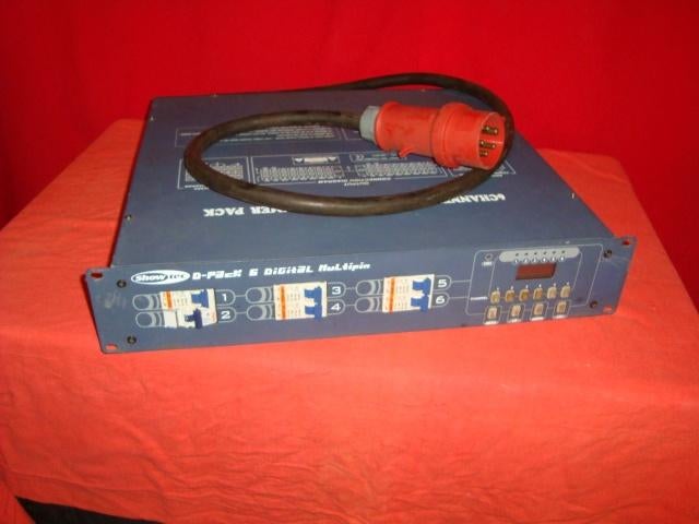 Utilisé : Showtec D-Pak, variateur numérique multibroches, Musique & Instruments, Enlèvement ou Envoi, Utilisé, Autres types