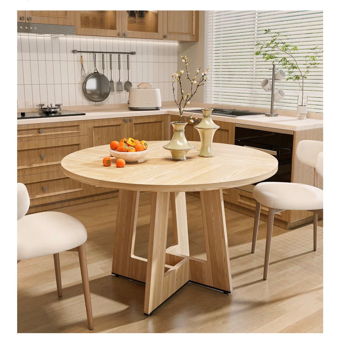 Table ronde 120 cm neuve jamais déballée, Enlèvement, Neuf