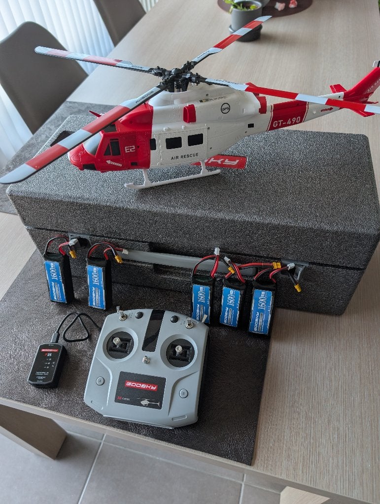 RC Heli - Goosky e2, 1:200 of kleiner, Helikopter, Zo goed als nieuw, Ophalen