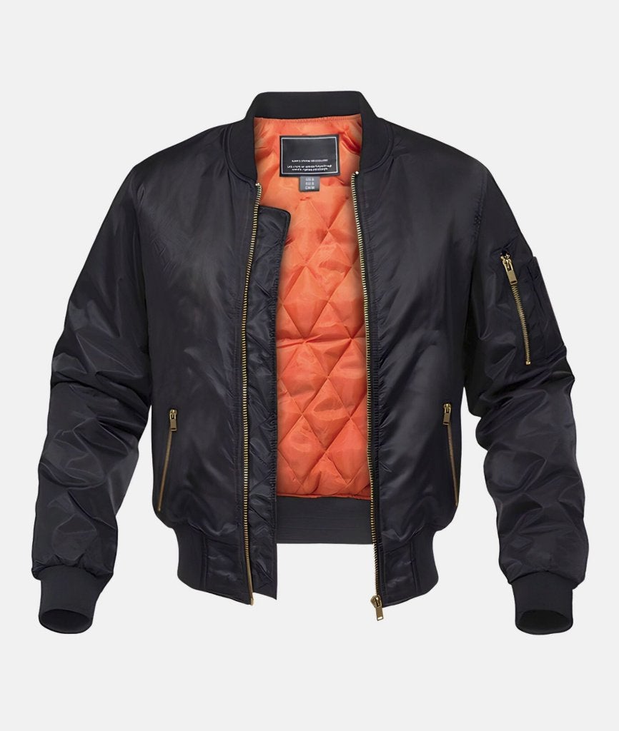bomberjack, Ophalen, Zo goed als nieuw, Maat 48/50 (M), Zwart