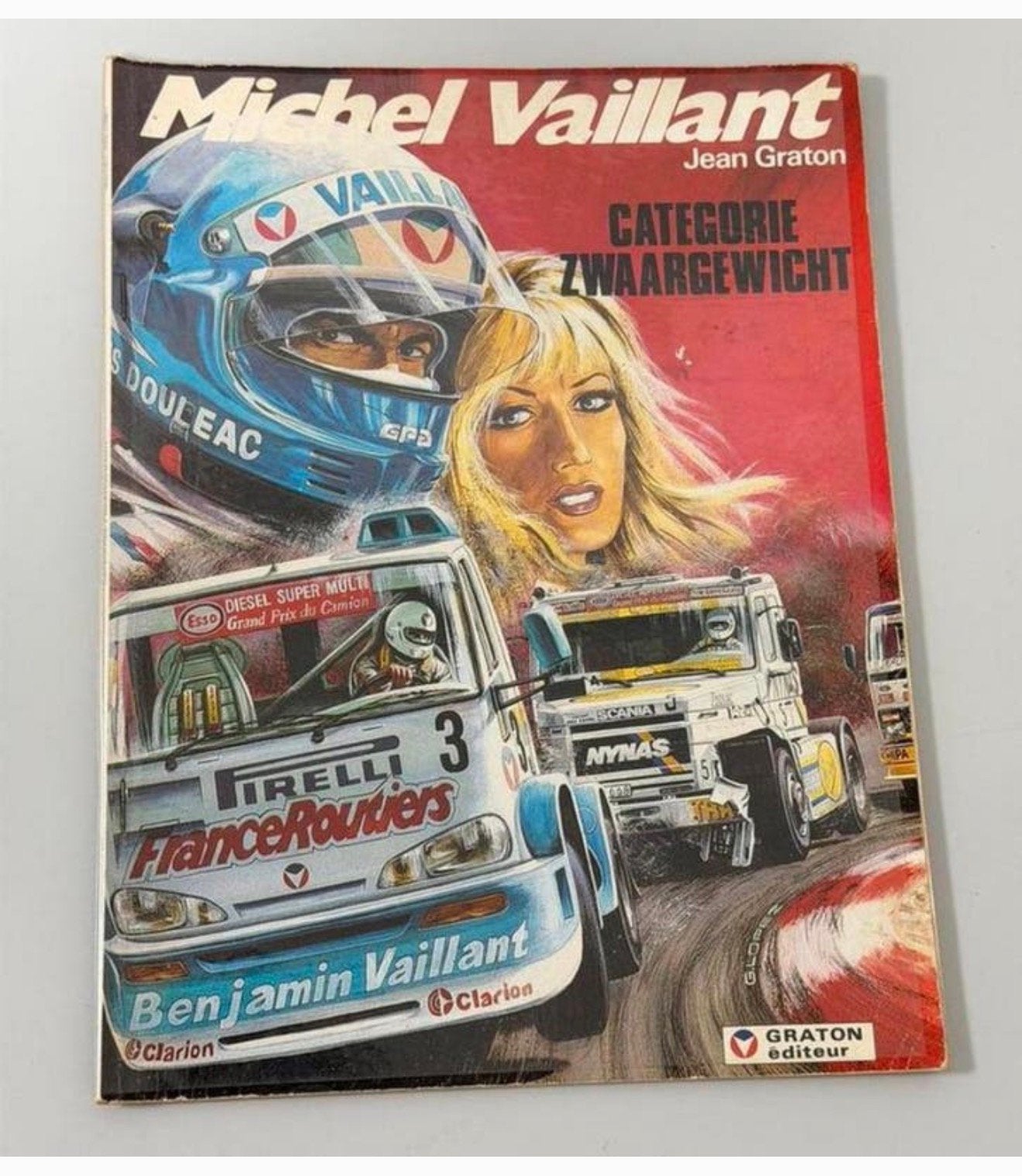 Michel Vaillant - Categorie zwaargewicht strip stripboek F1, Boeken, Eén stripboek, Ophalen of Verzenden, Zo goed als nieuw