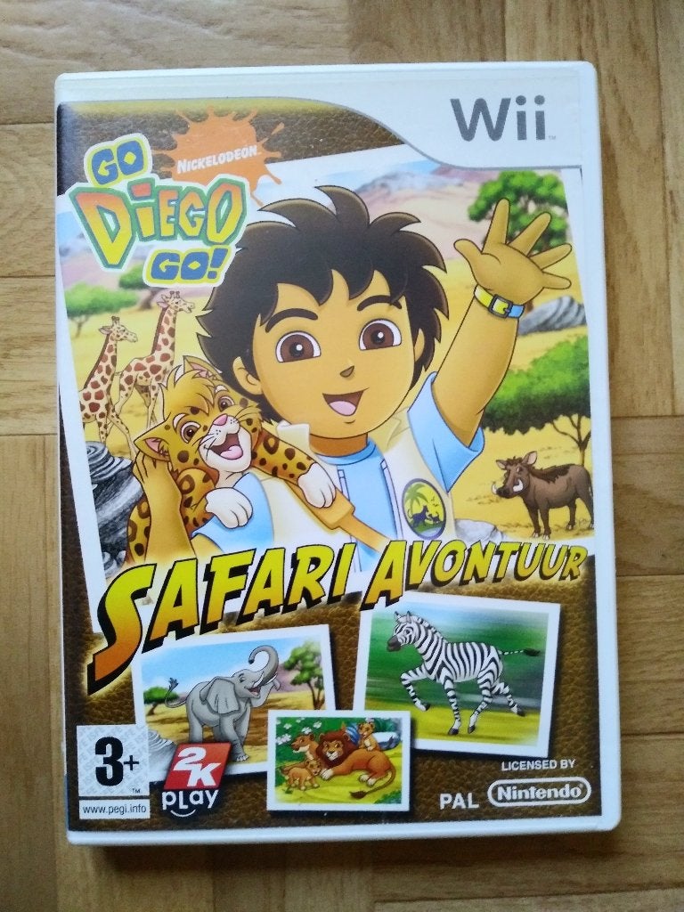 Go Diego Go, Safari Adventure, par Nickelodeon pour Wii, Consoles de jeu & Jeux vidéo, Enlèvement ou Envoi, 2 joueurs, Aventure et Action