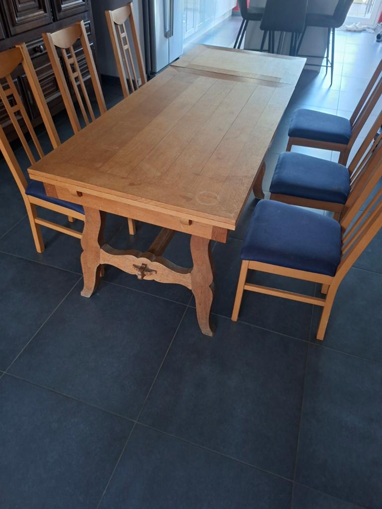 Table a manger + 6 chaises, Maison & Meubles, Salles à manger complètes, Enlèvement