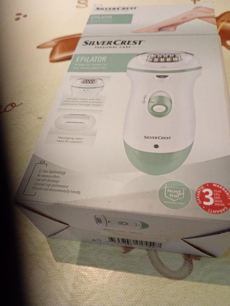 Silvercrest epilator, Elektronische apparatuur, Ophalen, Nieuw, Scheren en Epileren