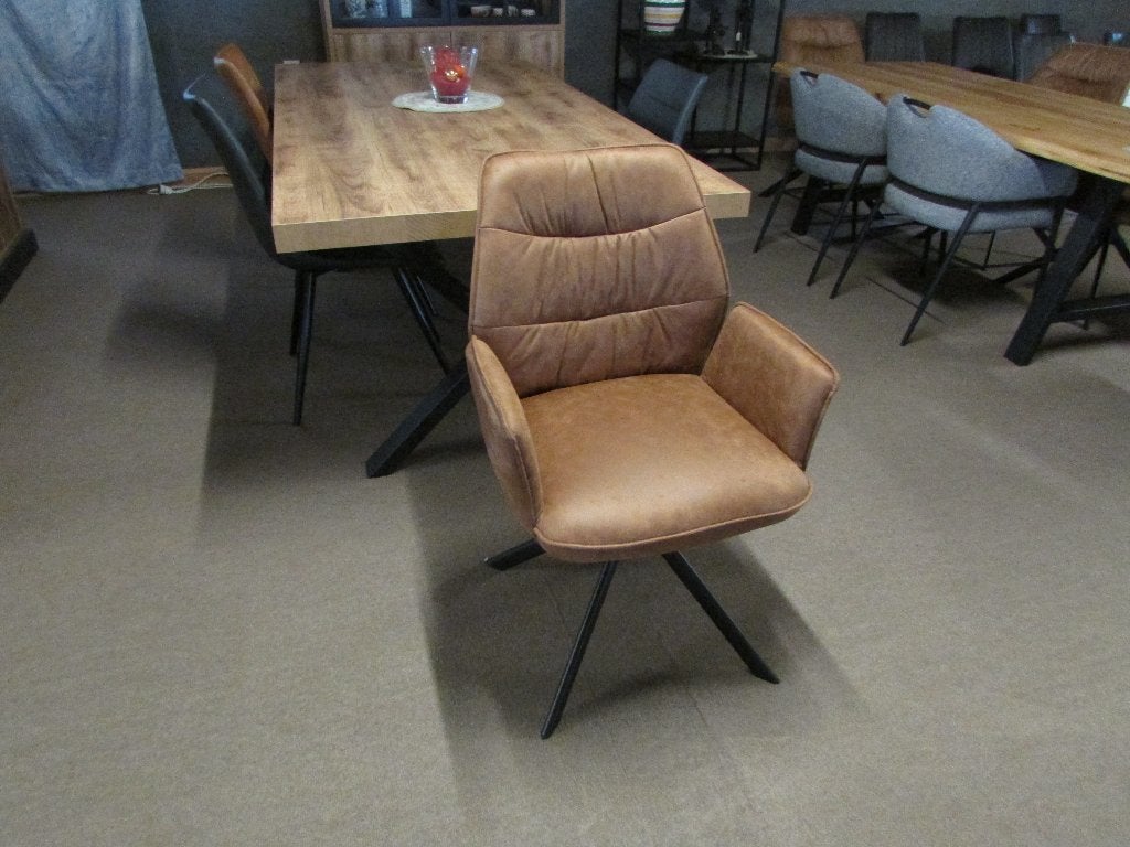 Nieuw stoffen armstoel draaistoel 140 euro per stuk., Huis en Inrichting, Ophalen, Nieuw, Stof, Vijf, Zes of meer stoelen
