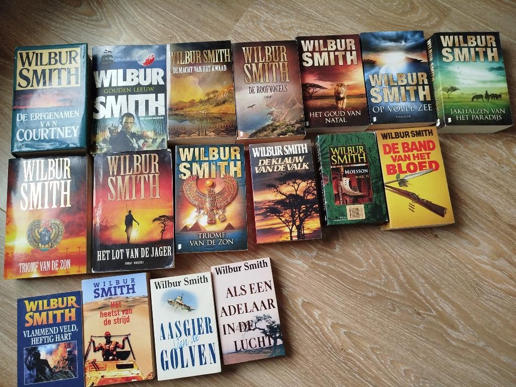 Wilbur Smith  verschillende titels, Boeken, Ophalen, Gelezen, Wilbur smith