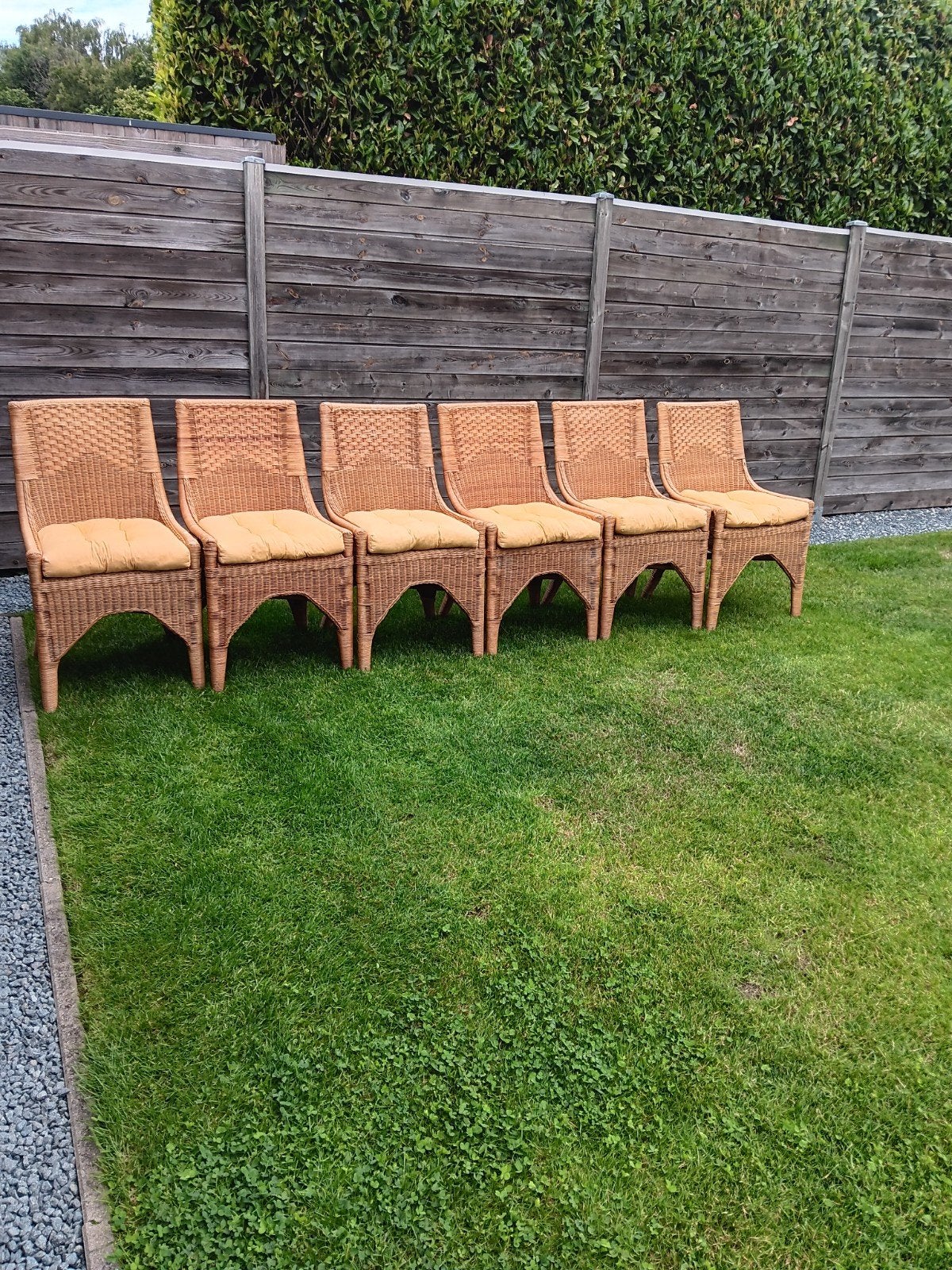 Rieten stoelen, Tuin en Terras, Ophalen