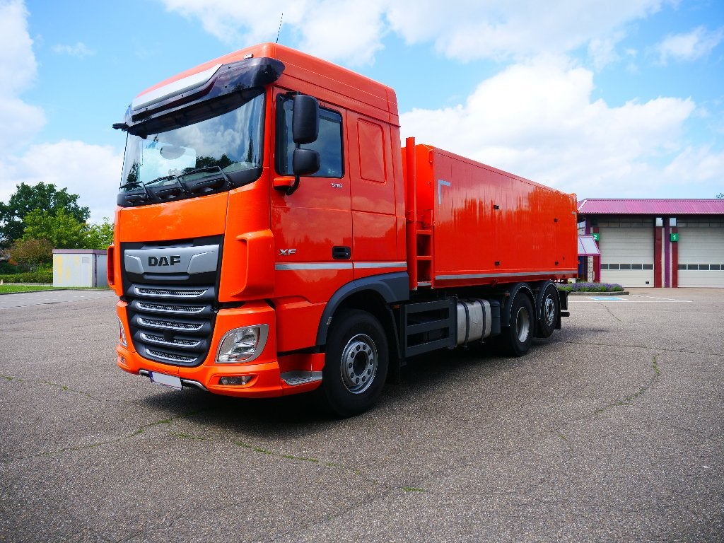 Vrachtwagen DAF XF 530 FAN - 6x2 - Alu-kipper - 26 m3, Auto's, Vrachtwagens, Automaat, Overige kleuren, Diesel, DAF