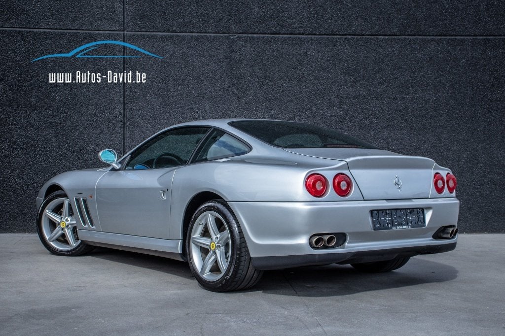 Ferrari 550 Maranello 5.5 V12 485PK Manueel RWD / BELGISCH, Autos, Cuir, Argent ou Gris, Achat, 2 places