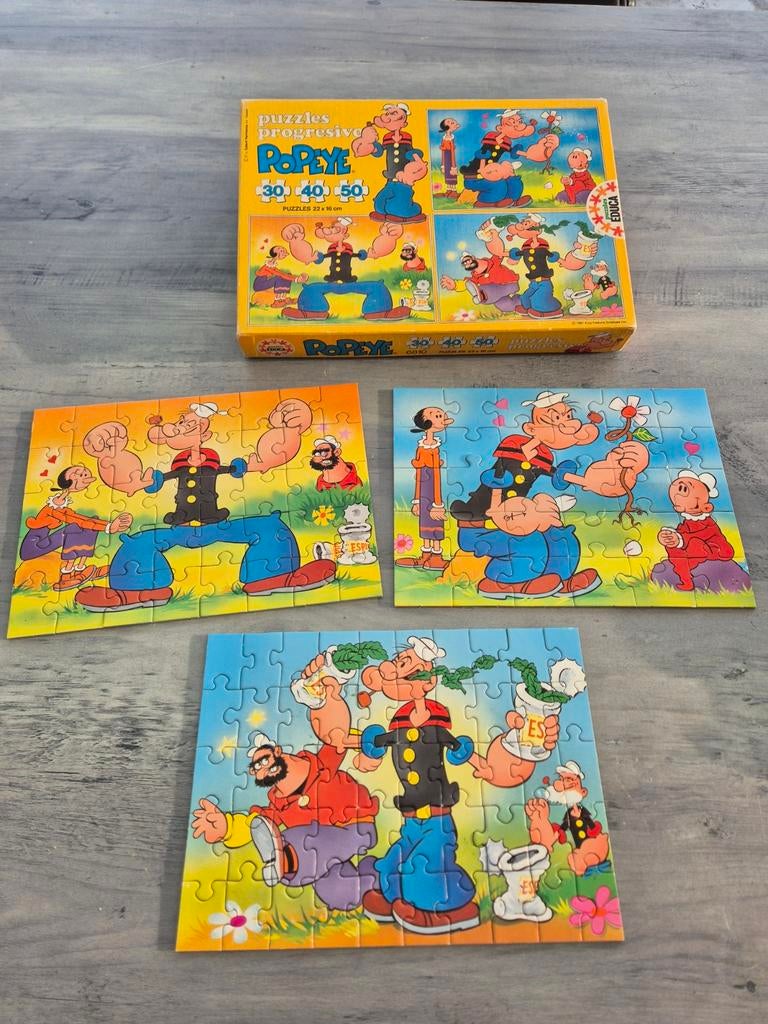 Puzzel Popeye, Ophalen of Verzenden