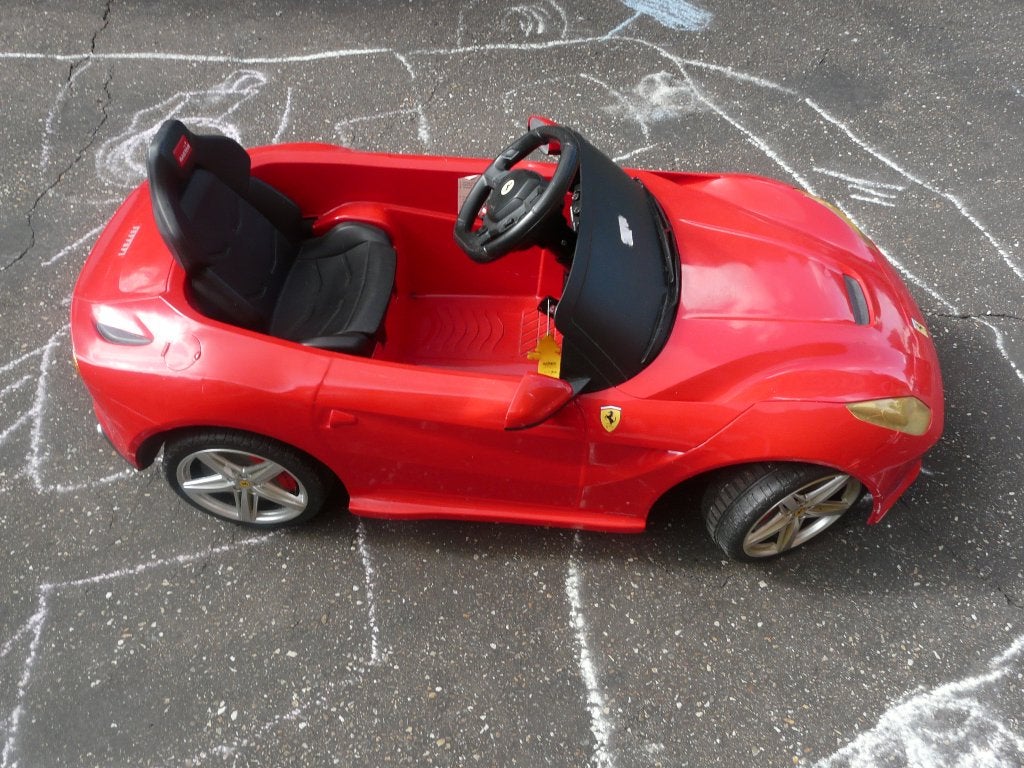 kinderauto, Ophalen, Gebruikt