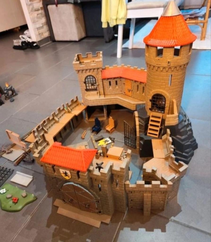 Chateau playmobil, Enlèvement ou Envoi, Utilisé, Playmobil en vrac