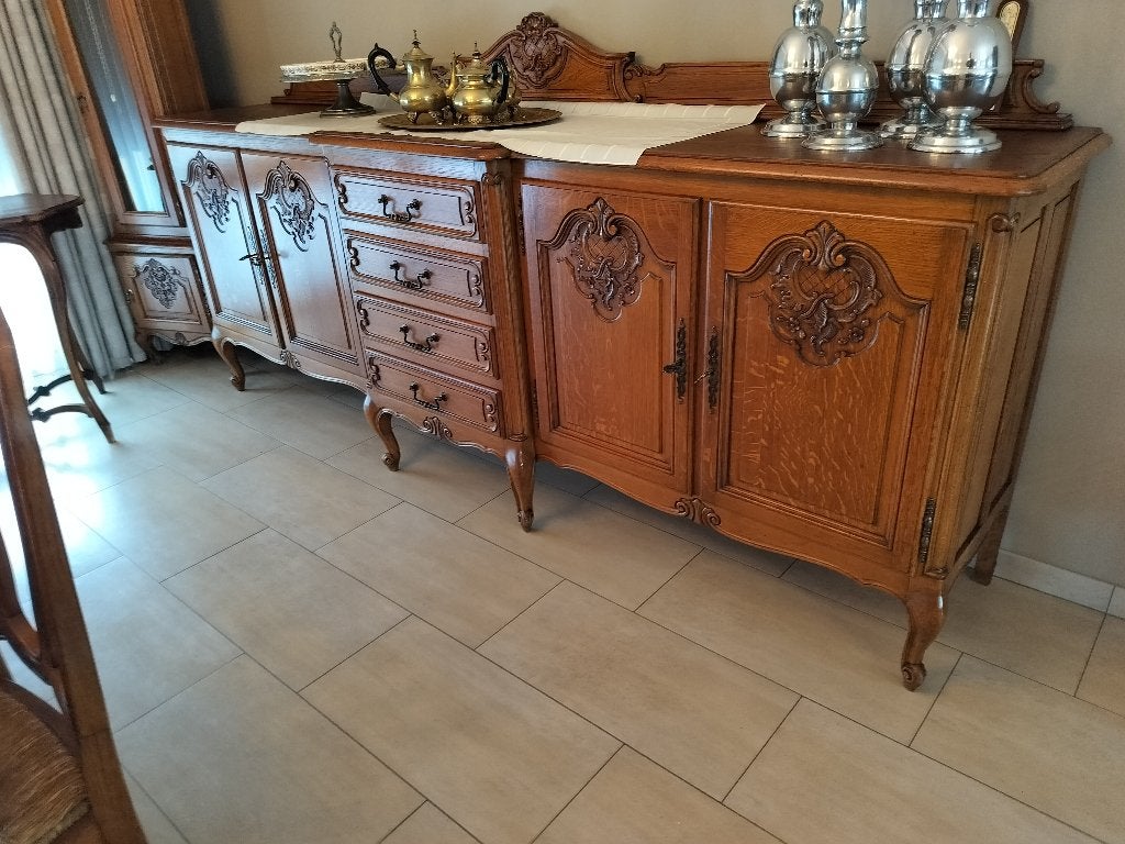 klassiek eikenhouten dressoir, Huis en Inrichting, Ophalen, Gebruikt