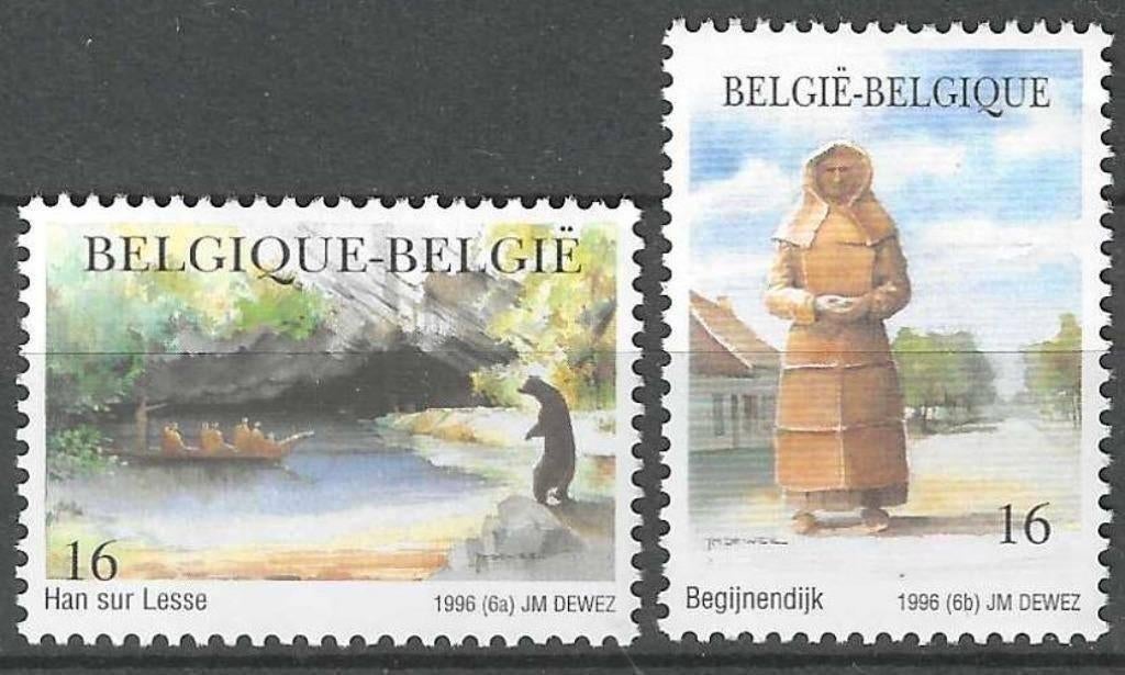 Belgique 1996 - Yvert/OBP 2640-2641 - Tourisme (PF), Envoi, Non oblitéré, Neuf