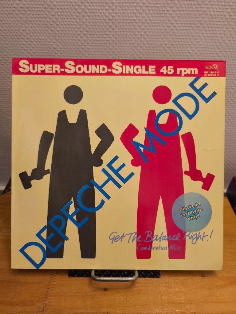 Depeche Mode – Get The Balance Right! 12" Maxi, CD & DVD, Vinyles | Autres Vinyles, Comme neuf, Housse de protection extérieure
