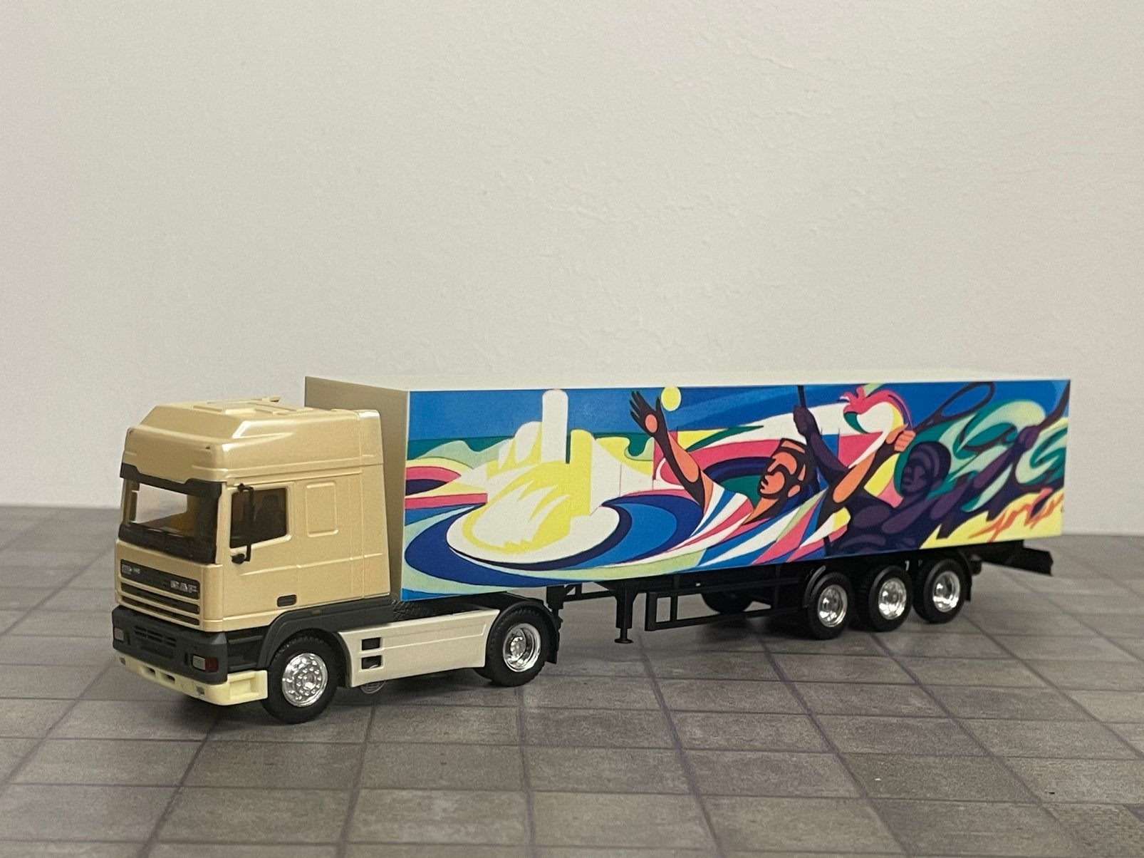 Herpa DAF 95-500 ART collection Australien 1:87, Enlèvement ou Envoi, Comme neuf, Bus ou Camion, Herpa