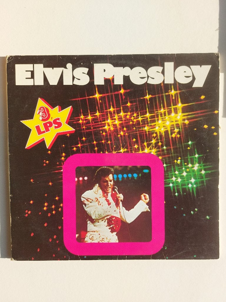 Elvis Presley - Mein Star (1977 - 3 x Lp), Cd's en Dvd's, LP, Gebruikt, Ophalen of Verzenden, Dubbel-LP